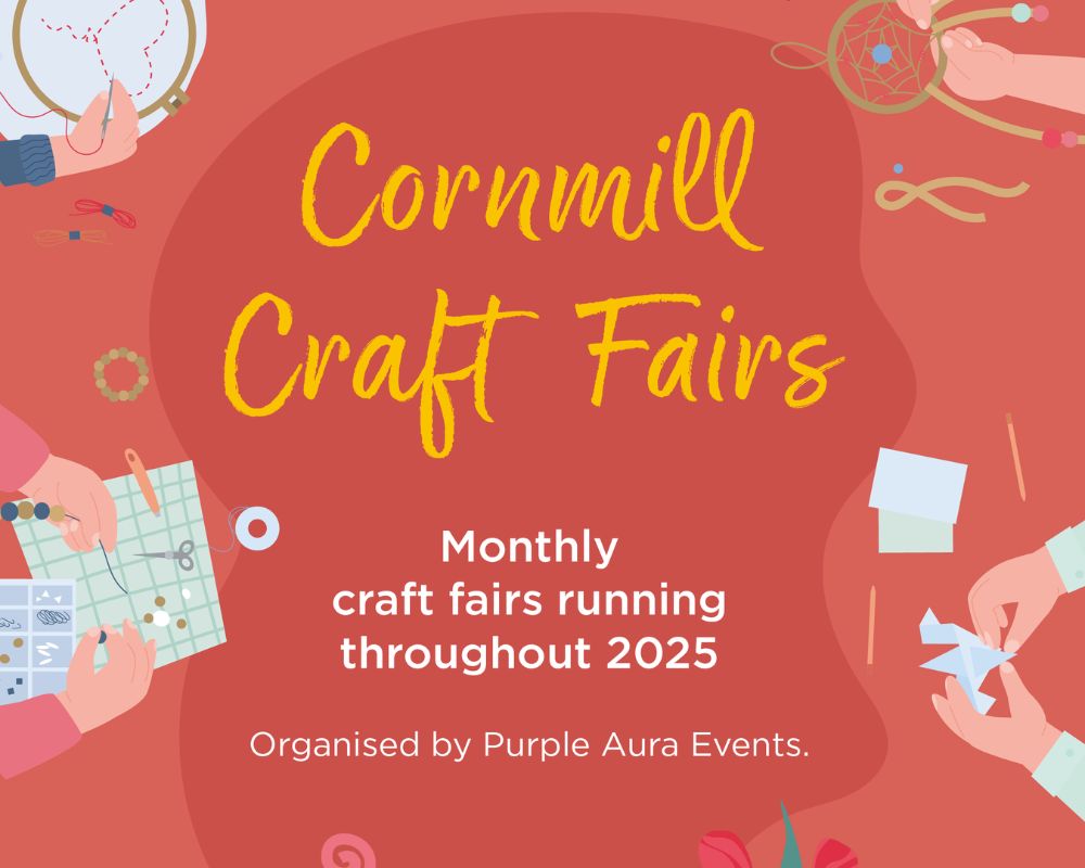 cornmill craft fairs graphic